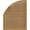 Ekena Millwork Quarter Round Top Right Western Red Cedar Gable Vent w/Decorative Face Frame, 09"W x 14"H GVWQR09X1402RDUWR - alternate 5